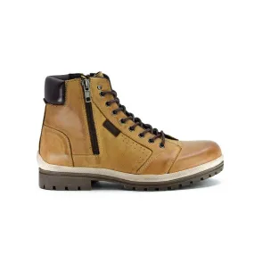 Lace-up Leather Casual Boot Hitec Ladies with Closure