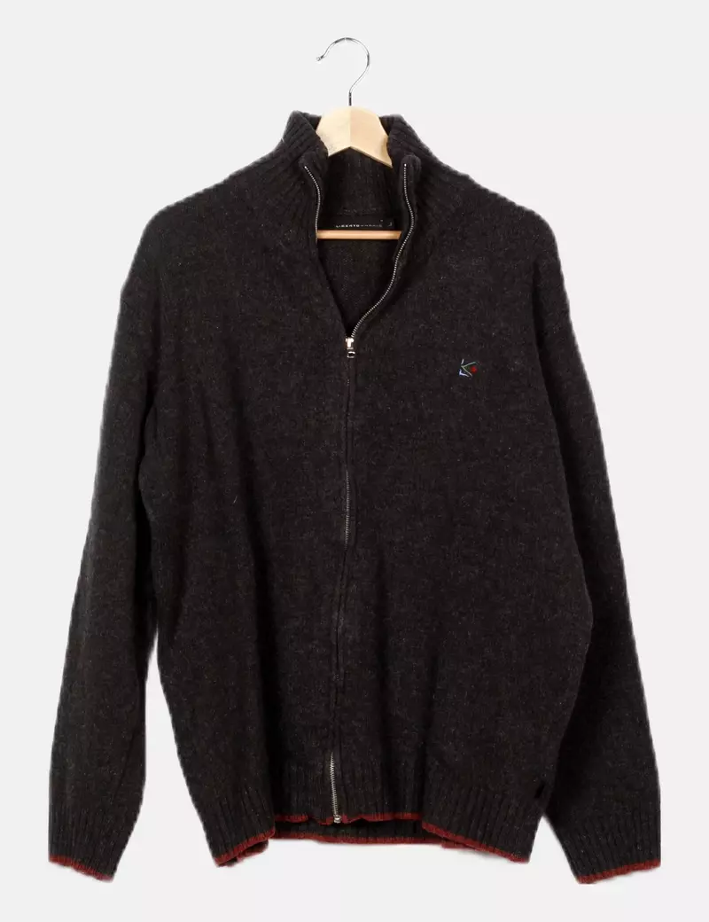 Gray Zip-Up Liberto Jersey
