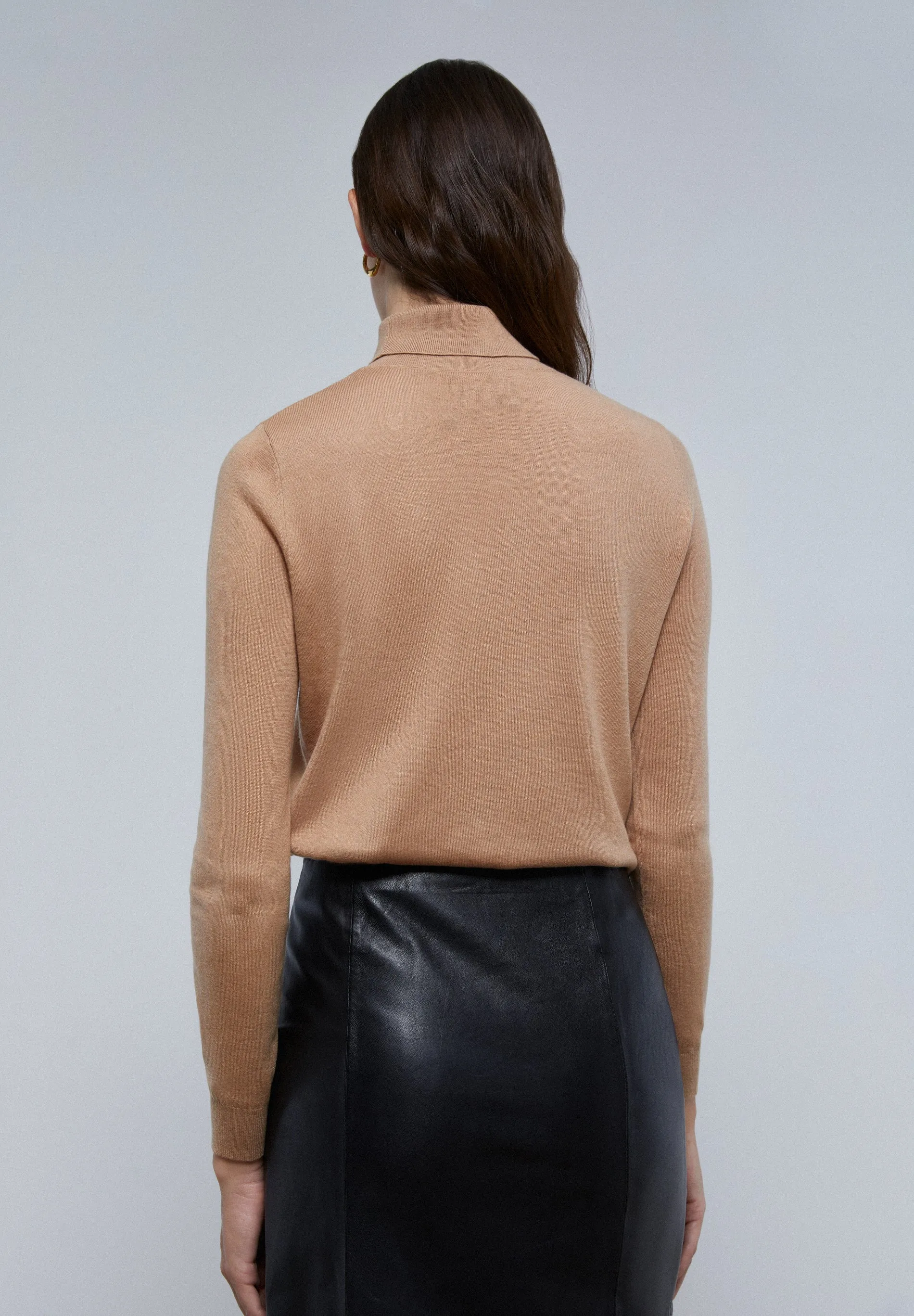 Mock Neck Jersey Top
