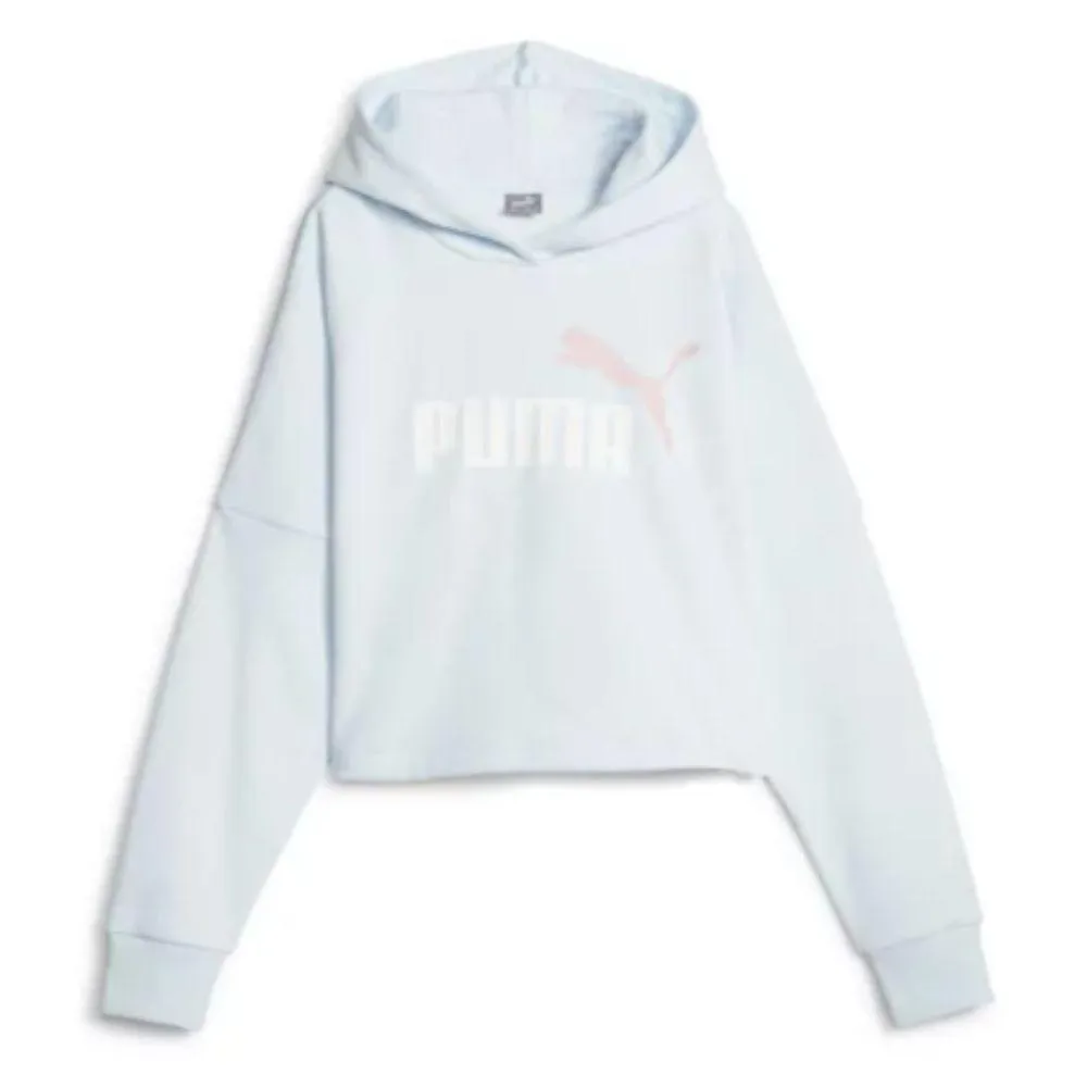 PUMA ESS CROPPED Sky Blue 671134 69 Girl's Sweatshirt