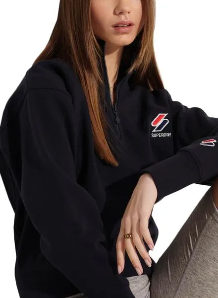 Superdry Sportstyle Essential Blue Women's Sweatshirt